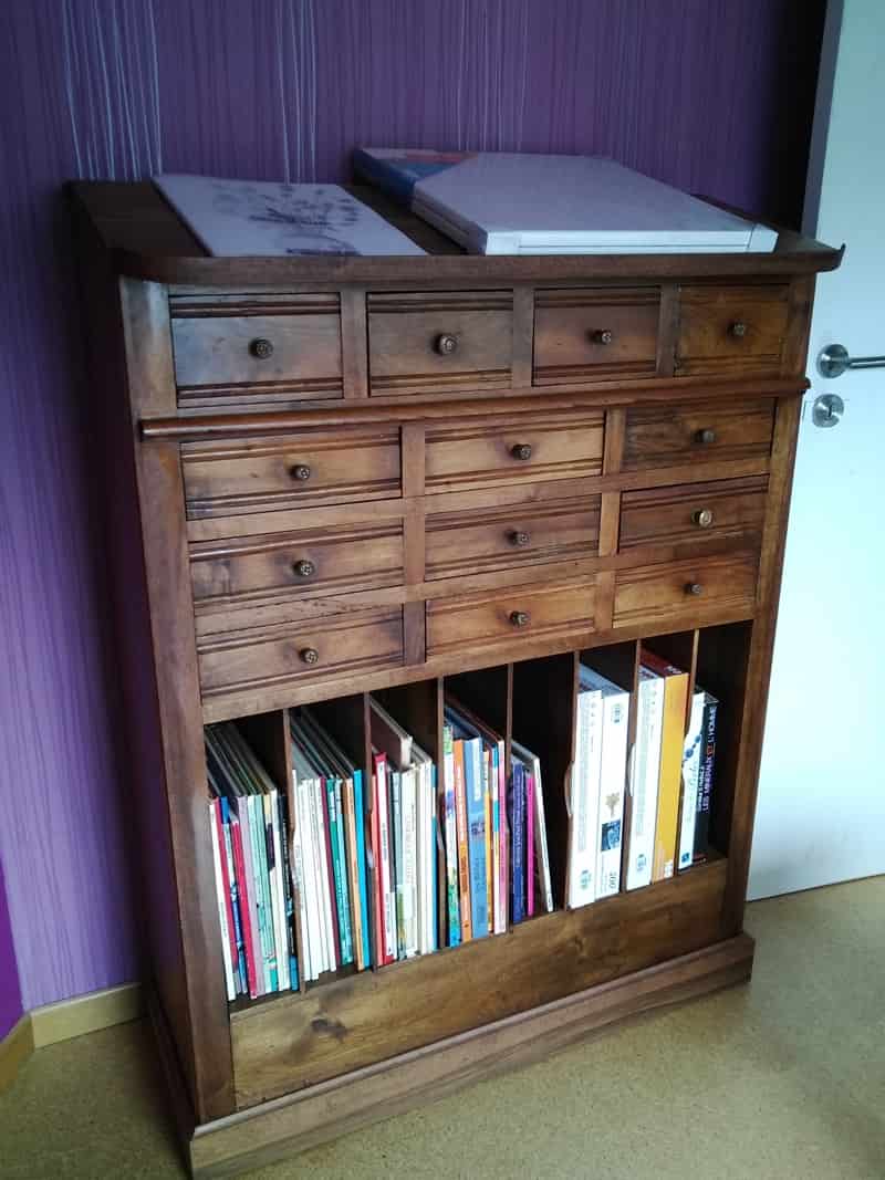 Secrétaire sur mesure par la menuiserie-ébénisterie Mont Bois (05200 Embrun, Hautes-Alpes, région PACA)